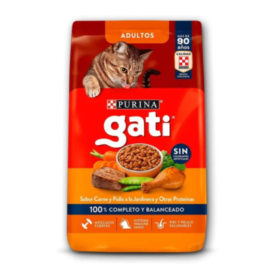 Gati Sabor Pescado, Carne, Pollo 15kg