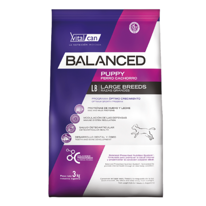Vital Can Balance Perro Cachorro Raza Grande 20kg
