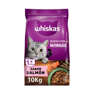 Whiskas Gato Adulto Salmón 10kg